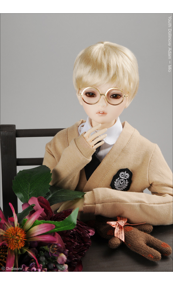 SD - Round Steel Lensless Frames Glasses (Gold)