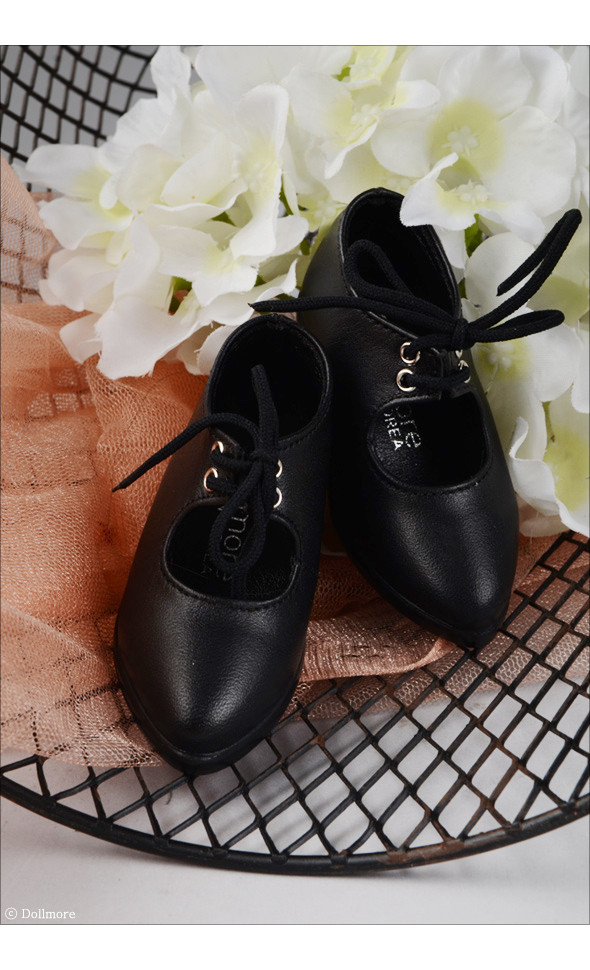 Illua Doll Shoes -  Aristocrat Shoes (Black)[C3-1-7]