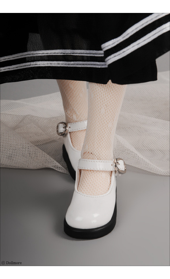 Alex & Zaoll - Noble Basic Girl Shoes (White Enamel)