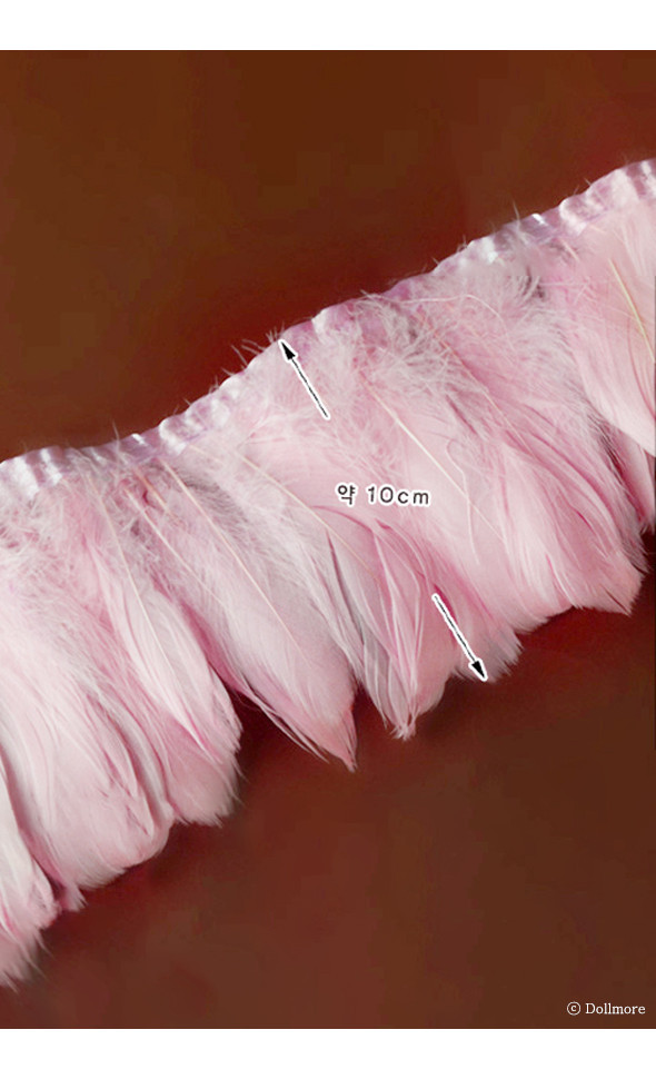 Wild goose feather (Pink / 40cm) - A