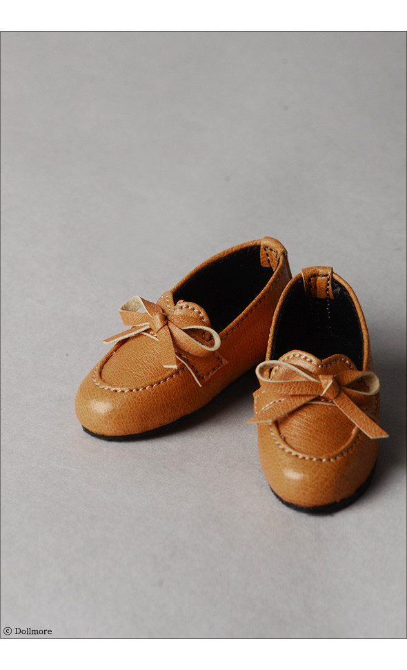 Grace Doll Size -Ribbon Loafer  (Brown)