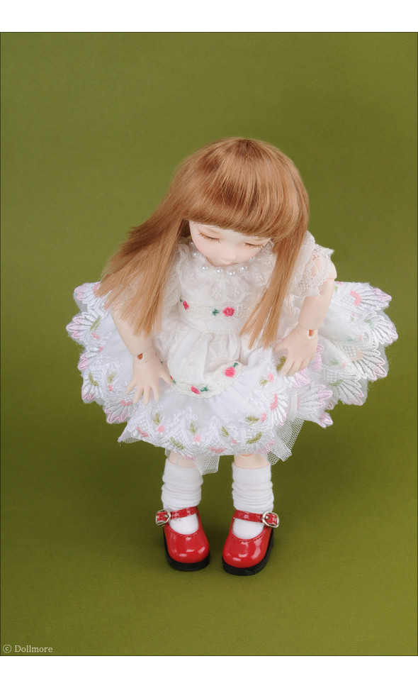 Dear Doll Size - Basic Girl Shoes (Red Enamel) [K8]