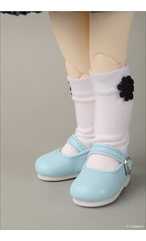 Dear Doll Size - Macaron Mary Jane Shoes (Sky)