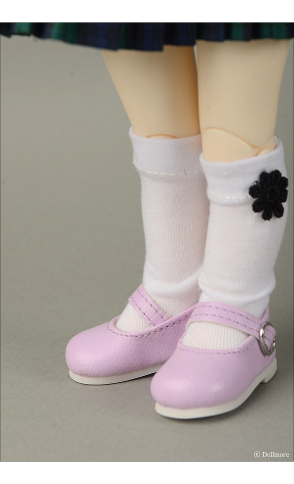 Dear Doll Size - Macaron Mary Jane Shoes (lavender)