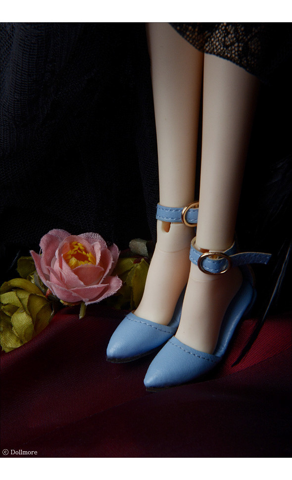 Fashion doll Size - Delightful Heels shoes (Sky)[C3]