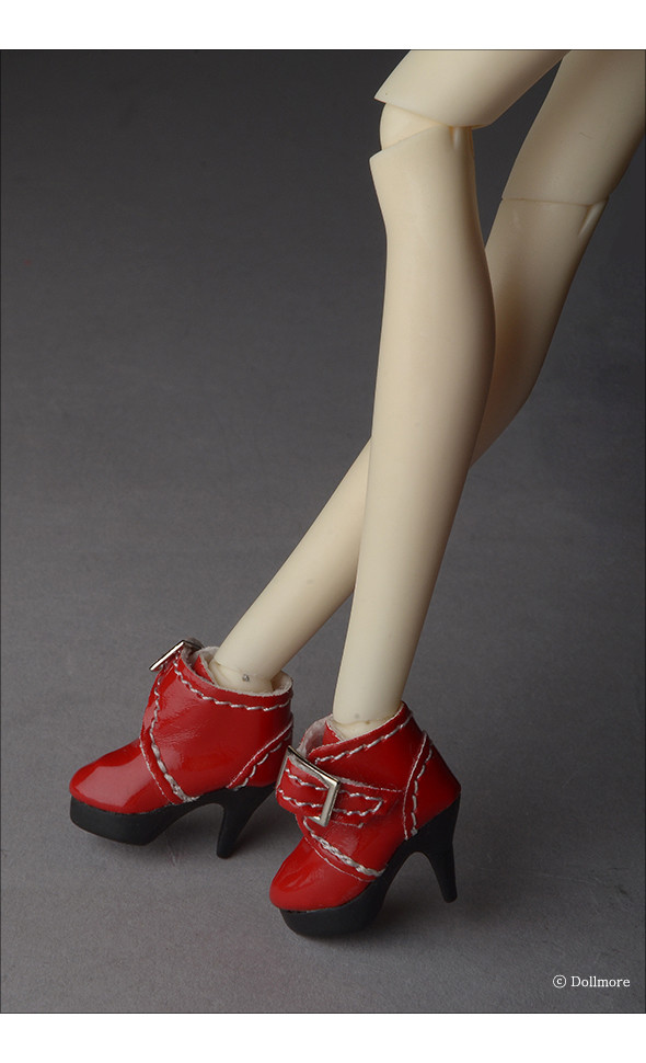 12 inch Lala Booties (Red)