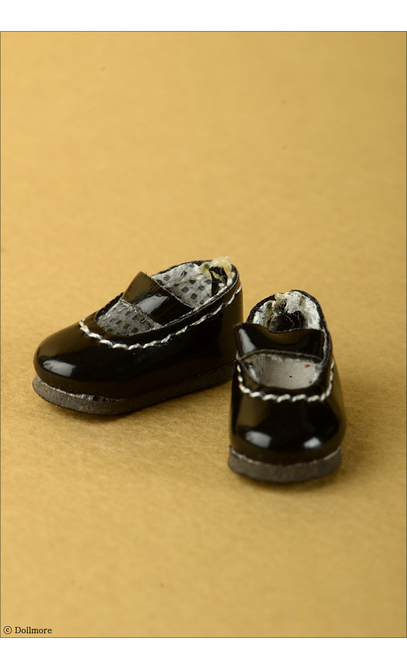 12 inch Basic Girl Shoes (Black)