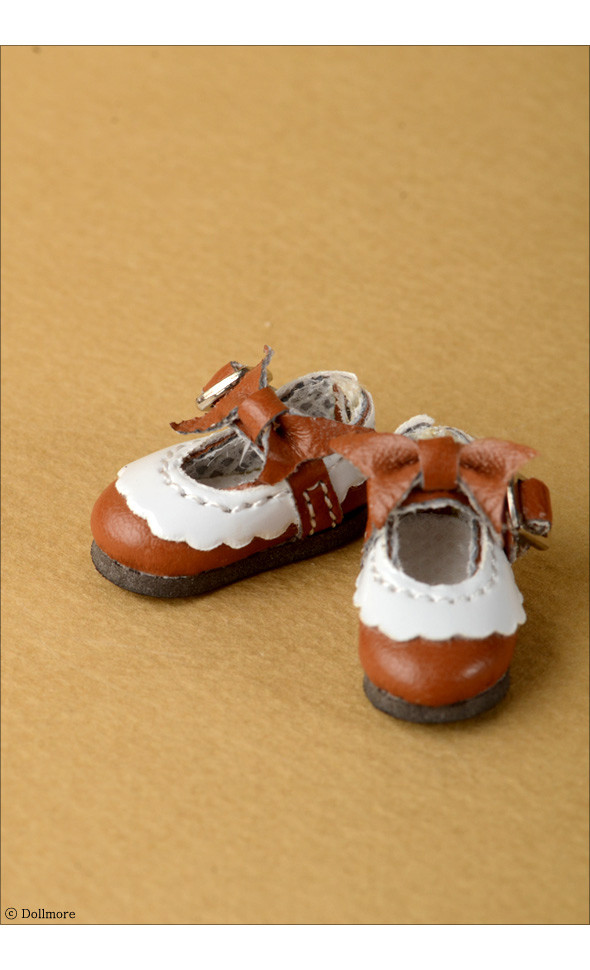 12 inch Len Ribbon Shoes (Brown)