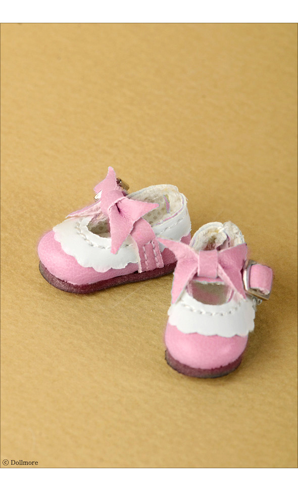 12 inch Len Ribbon Shoes (Pink)