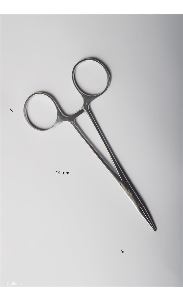 Neck string fixing scissors (14cm/Middle)