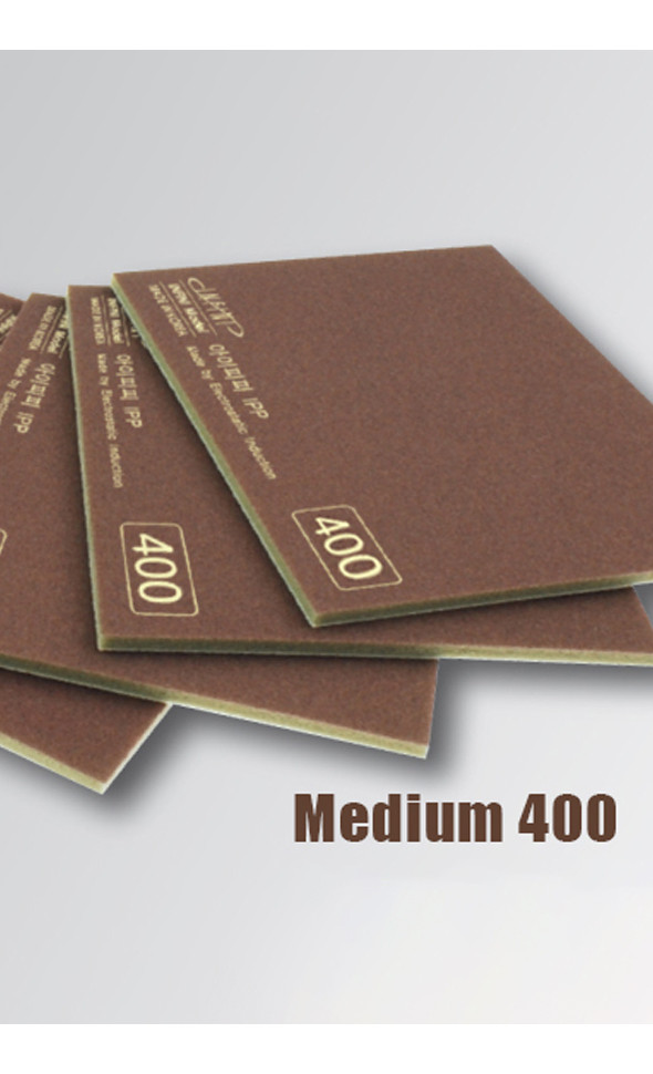 INFINI ISP-0400 primium ultra-precision sponge sandpaper Medium 400 (Piece/1Piece)