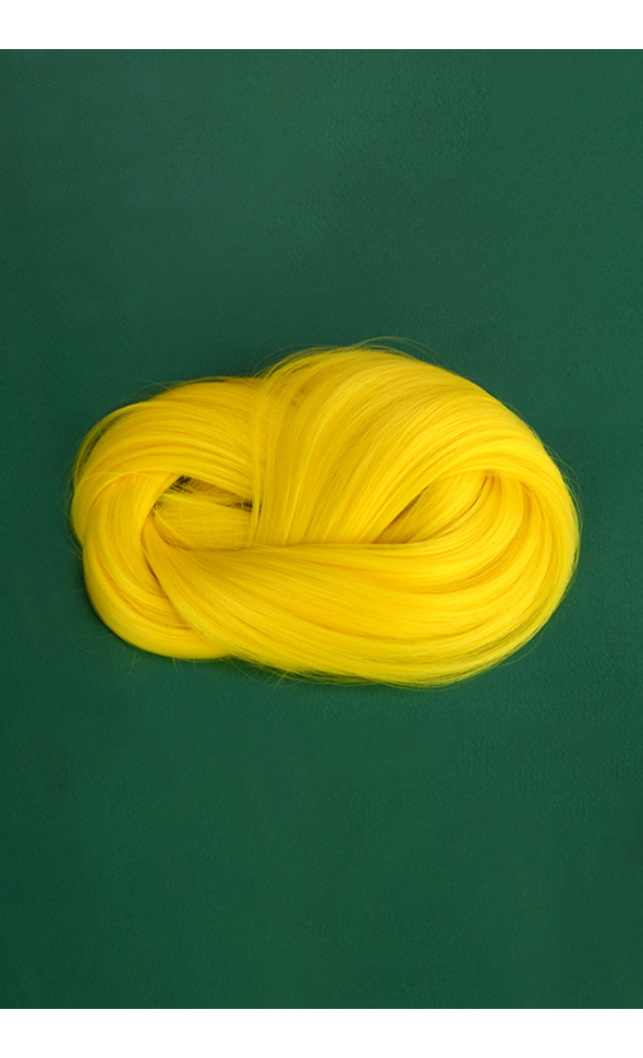 Heat Resistant Hair  (#YELLOW : 100g)