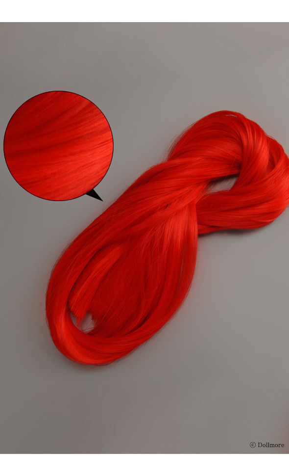 Heat Resistant Hair (Red F2 : 100g)