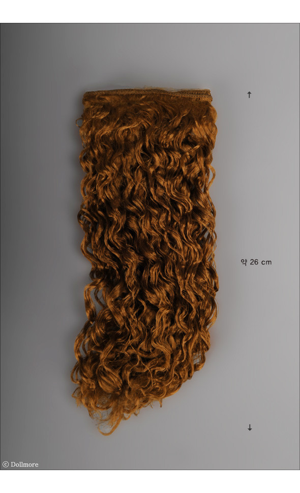 Mohair Soft Long Wave string Hair : Carrot (SM8)