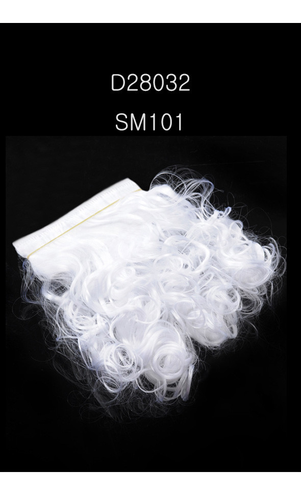 Mohair Wave string Hair(B-type) : White (SM101)