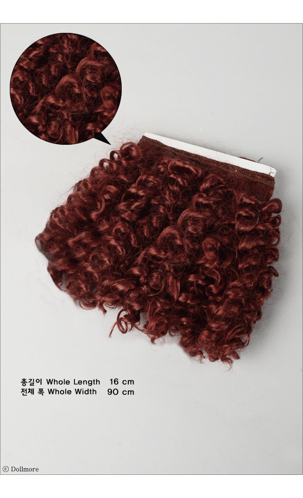 Mohair Wave string Hair(B-type): C Wine (SM55)