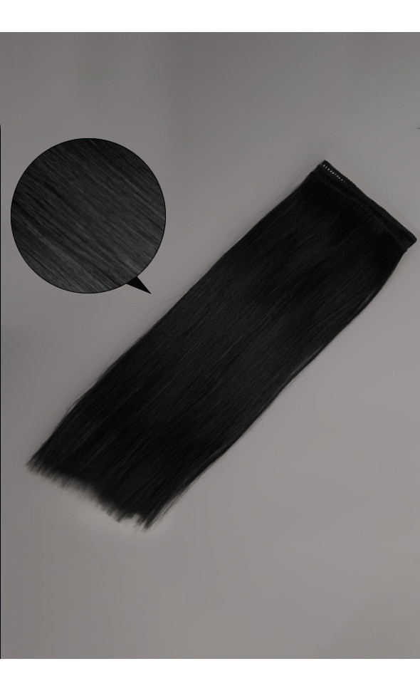 Mohair Straight hair string Hair : Black (SM1)