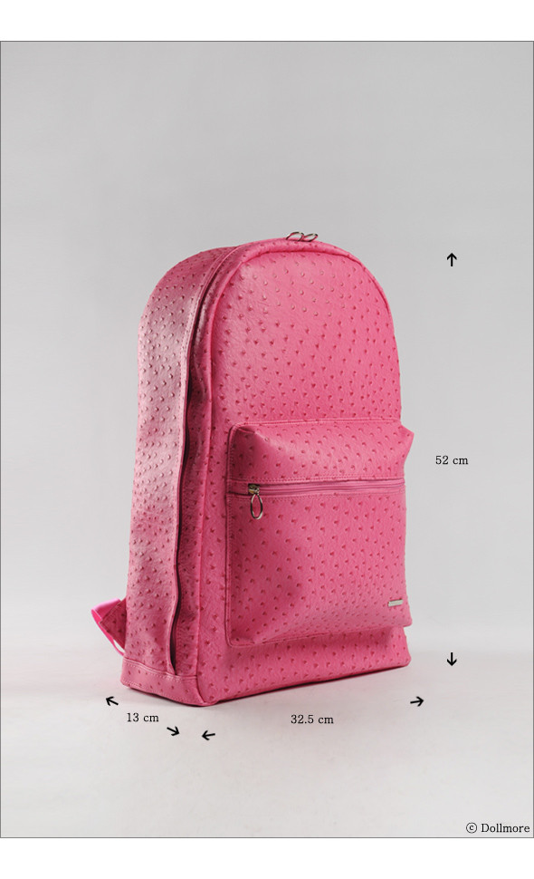 MSD backpack for 2-person ball-jointed dolls (Pink)