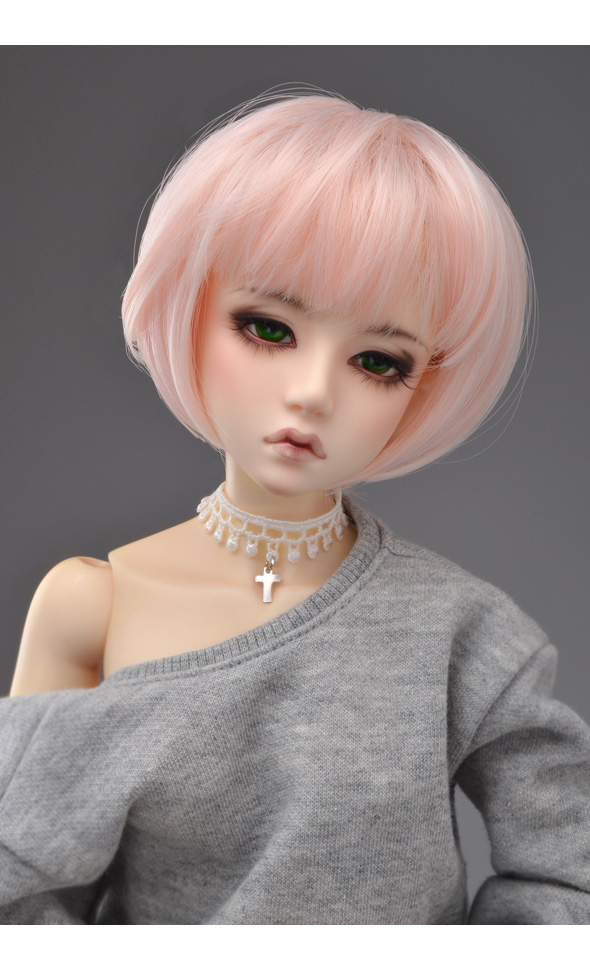 SD & Model - Drop Cross Choker (White)[F3-4-3]