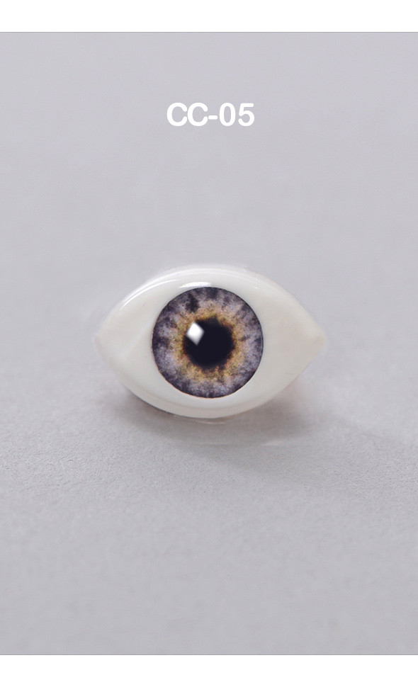 12mm - Optical Crystal Oval Acrylic Eyes (CC05) [N6-2-1]