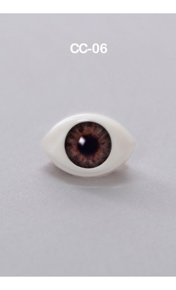 12mm - Optical Crystal Oval Acrylic Eyes (CC06) [N6-2-1]