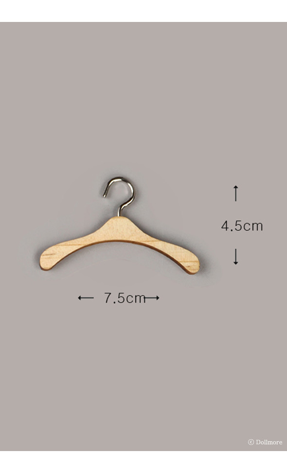 MSD - Wooden Hanger; Hanger (Natural)