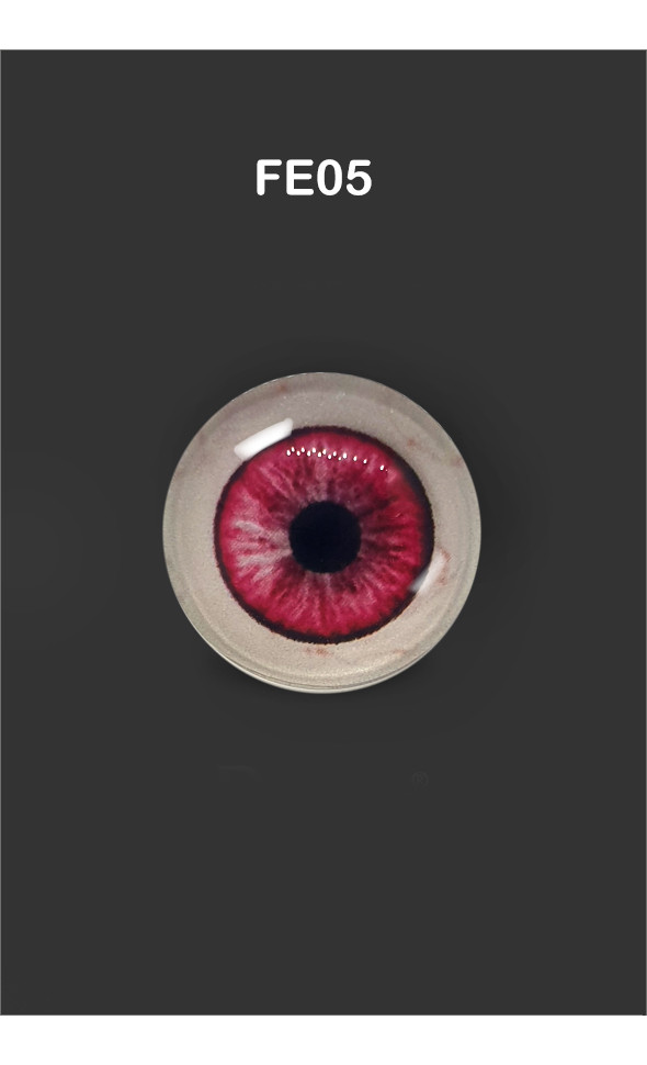 12mm - Omga Flat Round Glass Eyes (FE05)