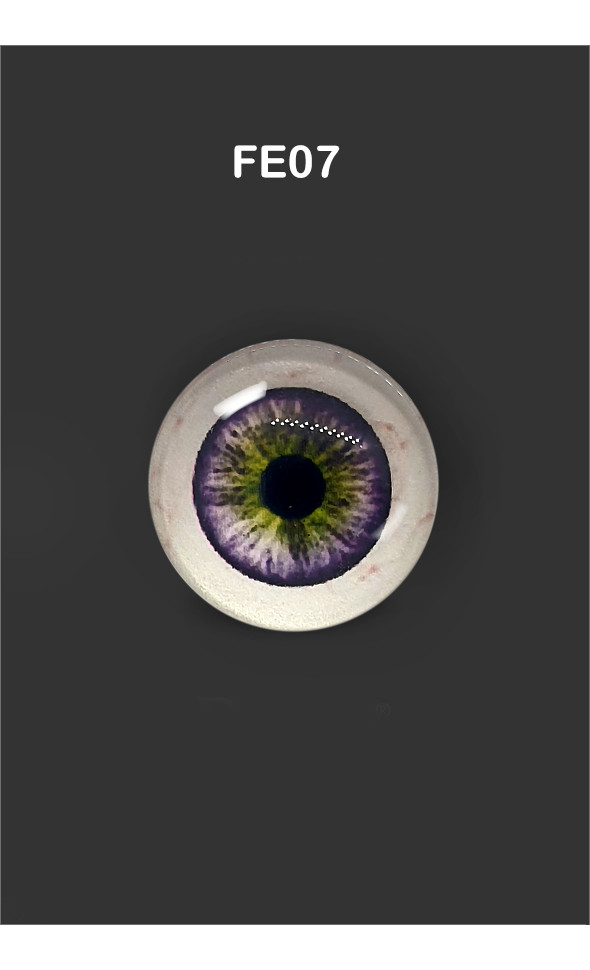 12mm - Omga Flat Round Glass Eyes (FE07)