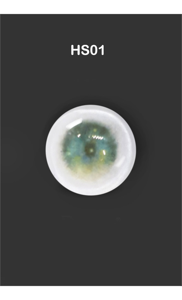 12mm Painting Flat Round Glass Eyes (HS01)