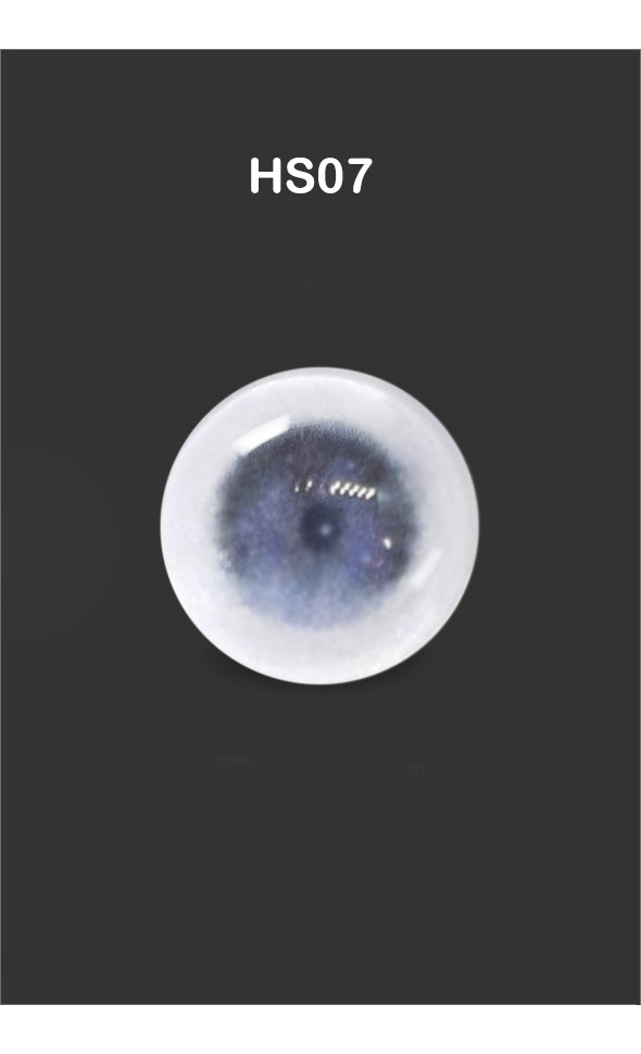 12mm Painting Flat Round Glass Eyes (HS07)