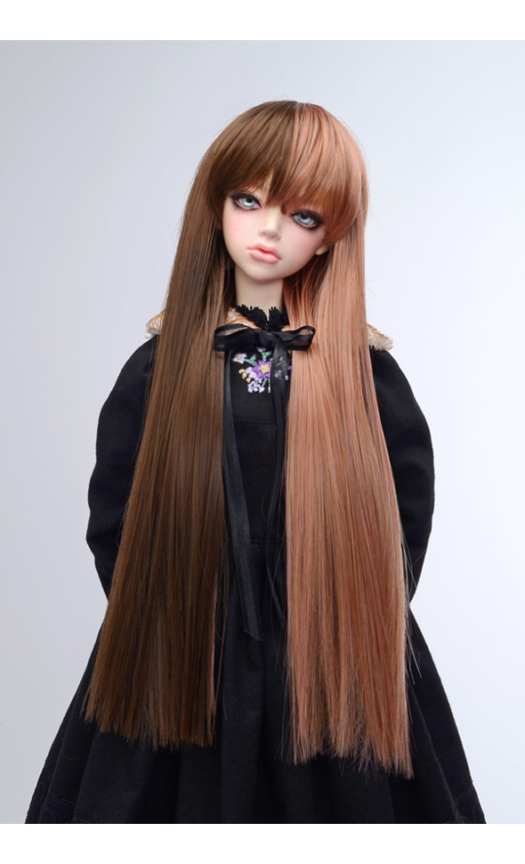 (8-9) Long Sera Straight Wig (Brown)