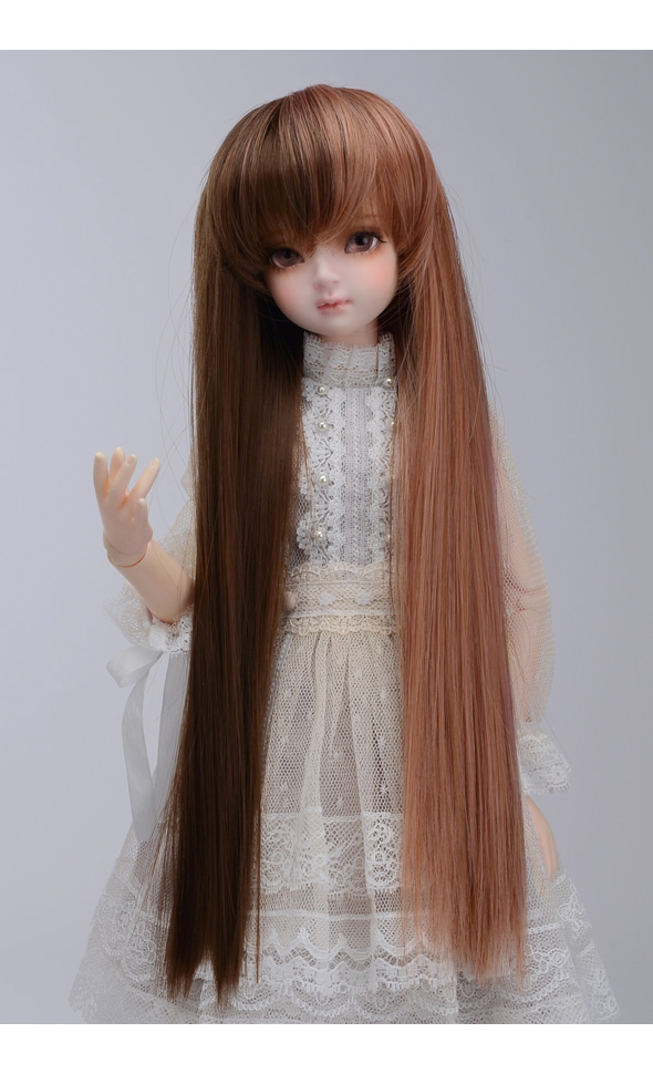 (7-8) Long Sera Straight Wig (Brown)