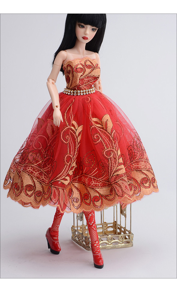 12 inch Size - EBC Dress (Red)