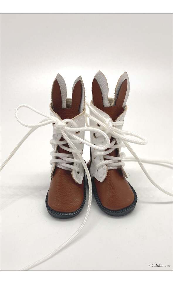 12 inch Rabbit Ear Boots (Brown)
