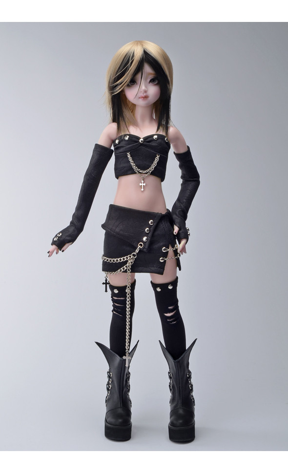 MSD - Amity Mini Skirt Set (Black)