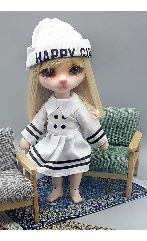 Bebe Doll Size - Happy Girl Set (White)