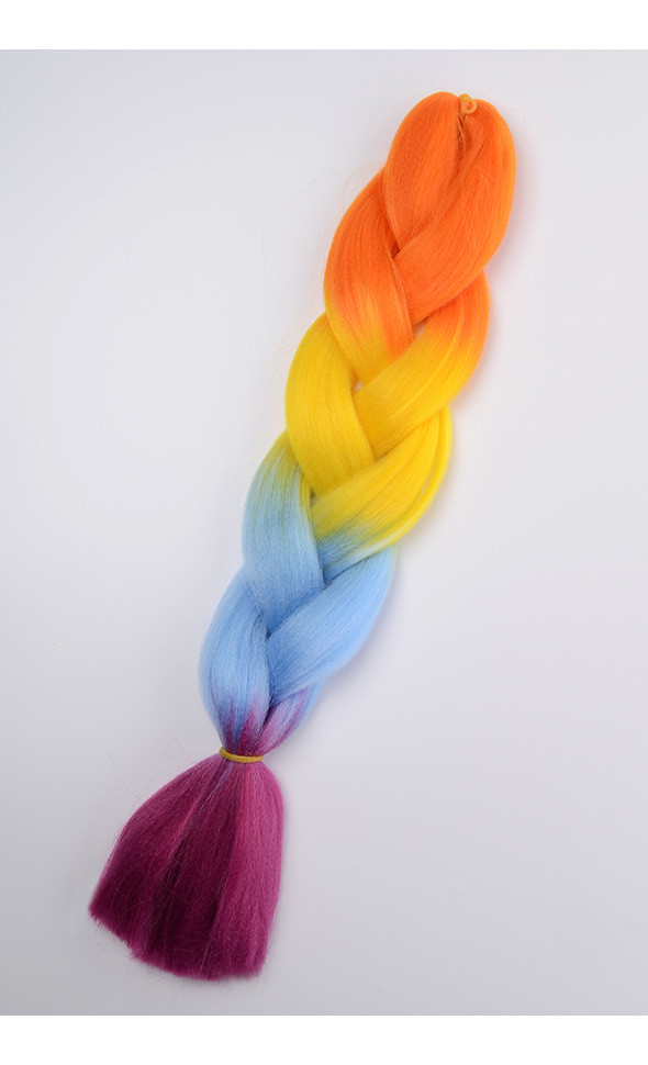 Gradation Color Braiding Afro Curls Hair - M68 (120cm)