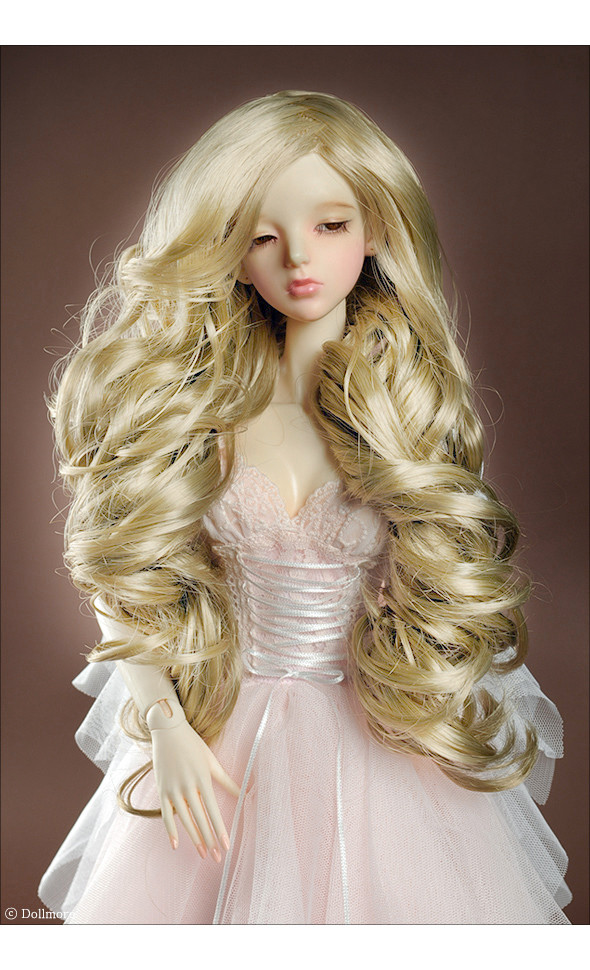 (8-9) Long Long Curl Wig (L Blond)