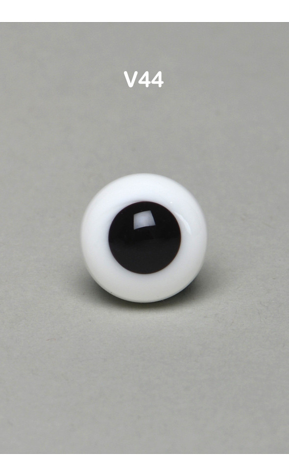 6mm Bb Glass Eyes (V44 Black)