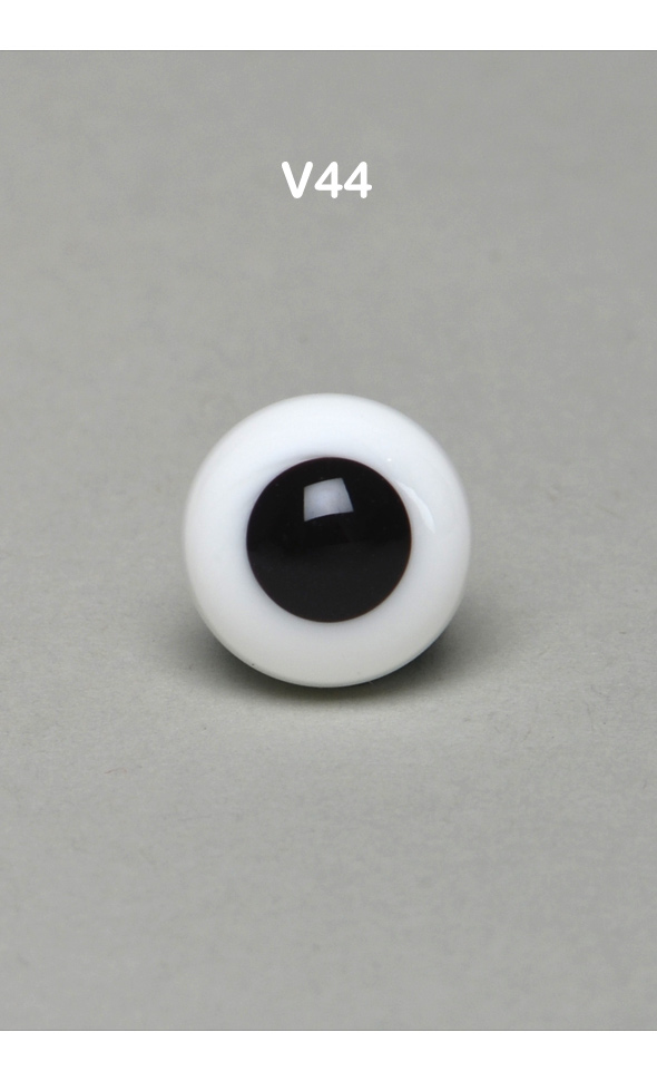 6mm Bb Glass Eyes (V44 Black)