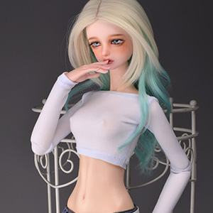 Model F - UM22 Crop T Shirt (White)