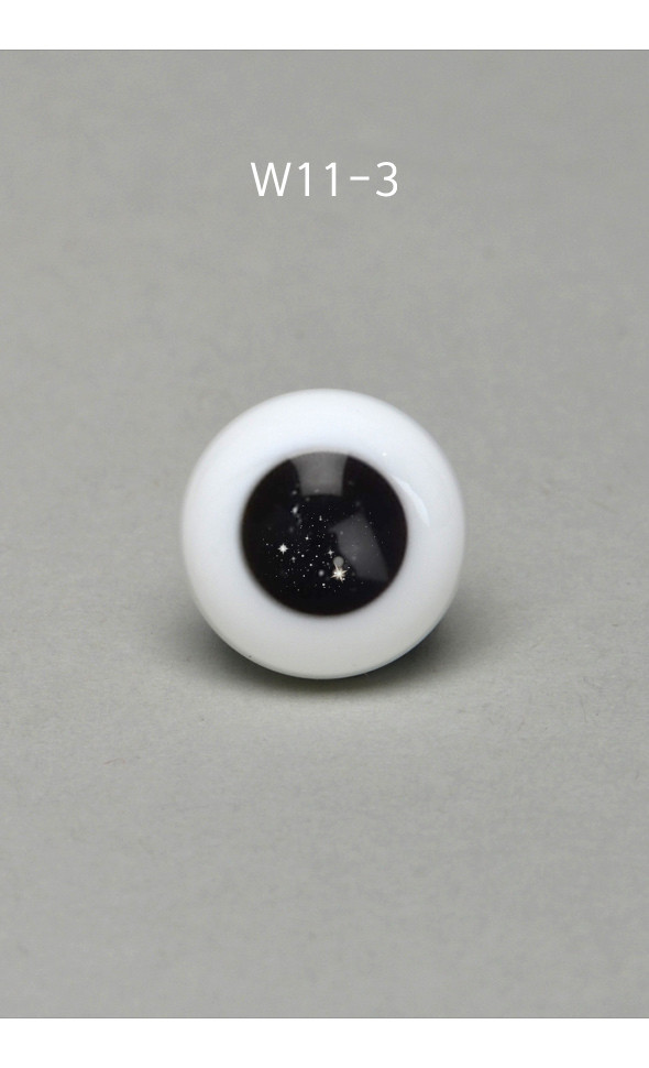 12mm Glass Eyes (W11-3 Black)