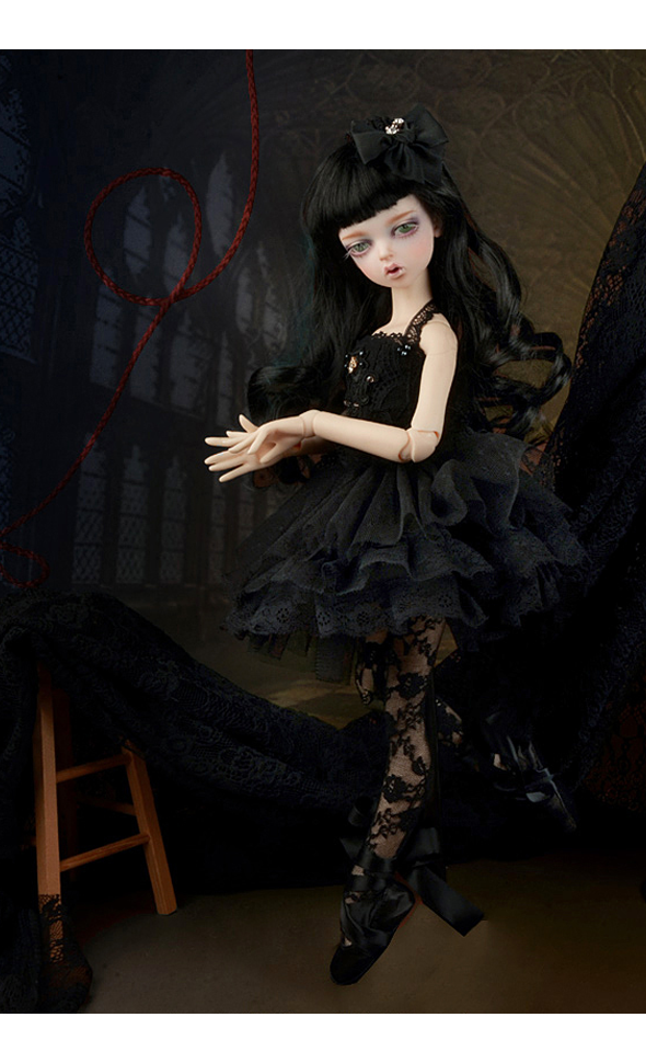 (Limited Costume) Kid Doll Size - Sting Subconscious Black Dress Set - LE10