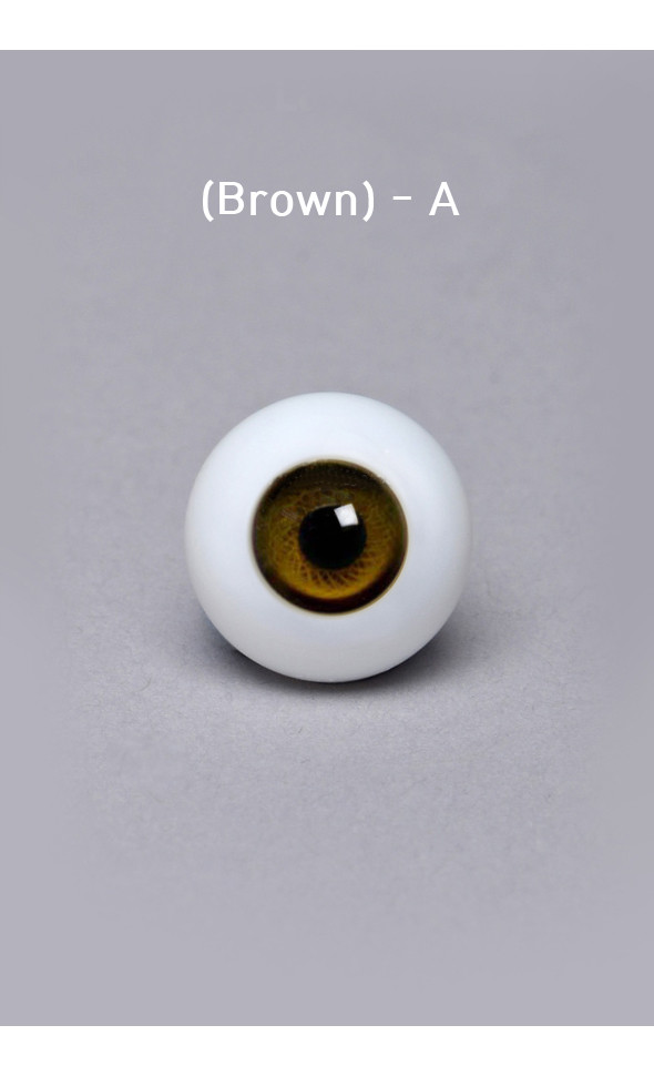 18mm Glass Eye (Brown) - A type