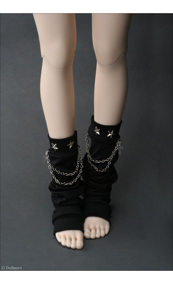 MSD - Chain+Star Leg Warmer (Black)