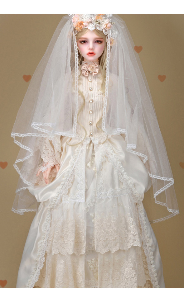 (Limited Costume)Trinity Doll Size - Fake Wedding Dress Set - LE10