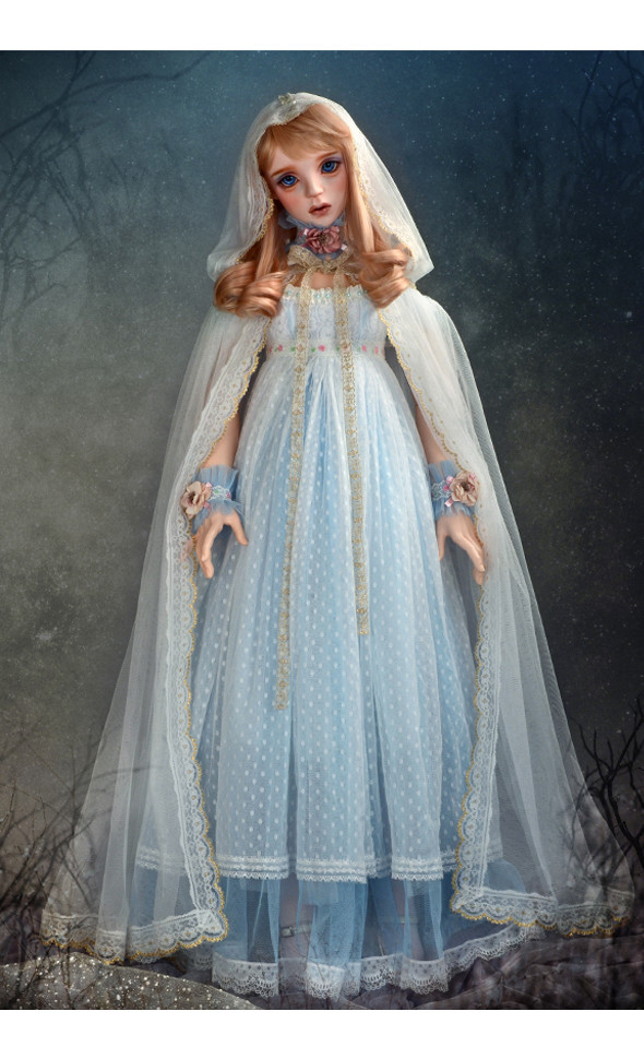 (Limited Costume)Trinity Doll Size - Blue Riding Hood Dress Set - LE10