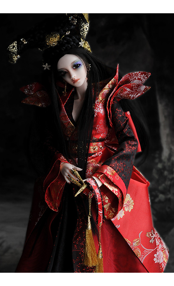 (Limited Costume)Model Doll Size - Red Flamme Dress Set - LE10 LAST
