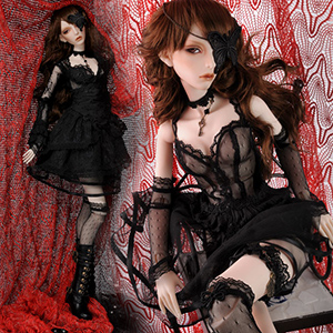 (Limited Costume)Model Doll Size - Snake Kiss Dress Set - LE10