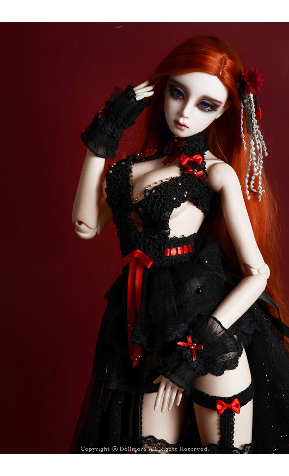 (Limited Costume)Glamor Model F Size - End of the Black Summer Dress Set - LE10